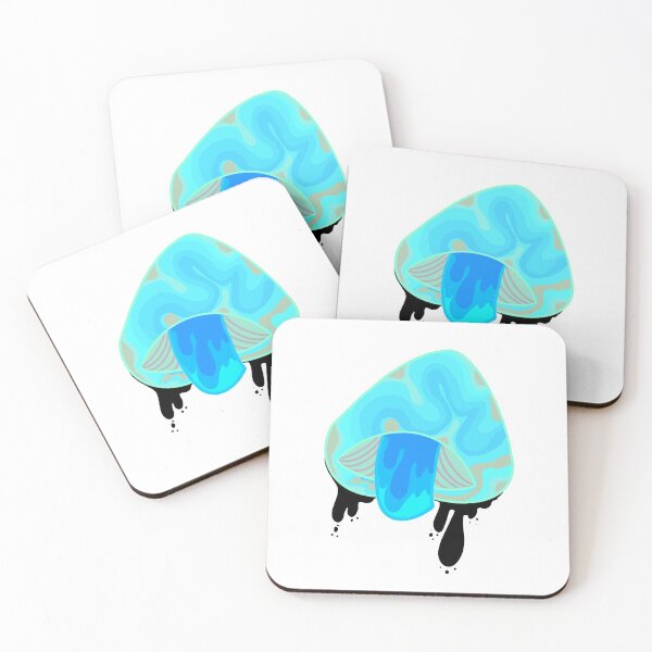 Item preview, Blue Neon Mushroom designed and sold by giannadiane.