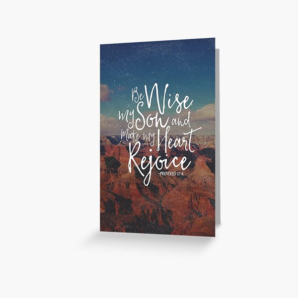 Make My Heart Rejoice Greeting Card