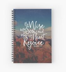 Make My Heart Rejoice Spiral Notebook