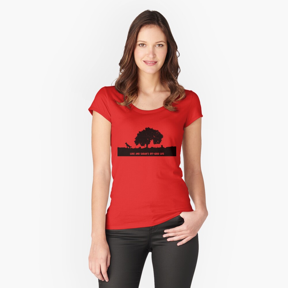 Item preview, Fitted Scoop T-Shirt designed and sold by LukeandSarah.