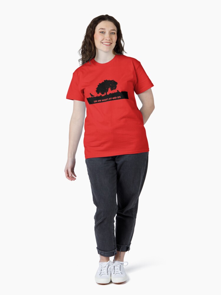 Thumbnail 4 of 7, Classic T-Shirt, Channel name on our T-shirts designed and sold by LukeandSarah.