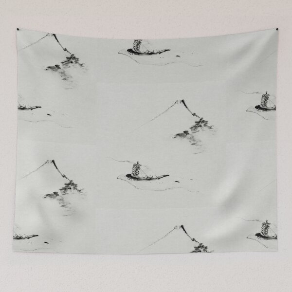 Item preview, Mount Fuji and the Boat 1 designed and sold by TheTimeMachine.