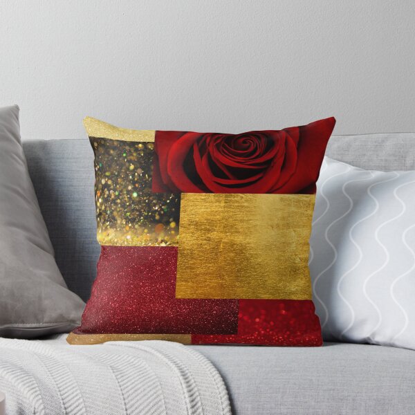 Item preview, Red Rose Gold Glitter Abstract designed and sold by Latorih10.