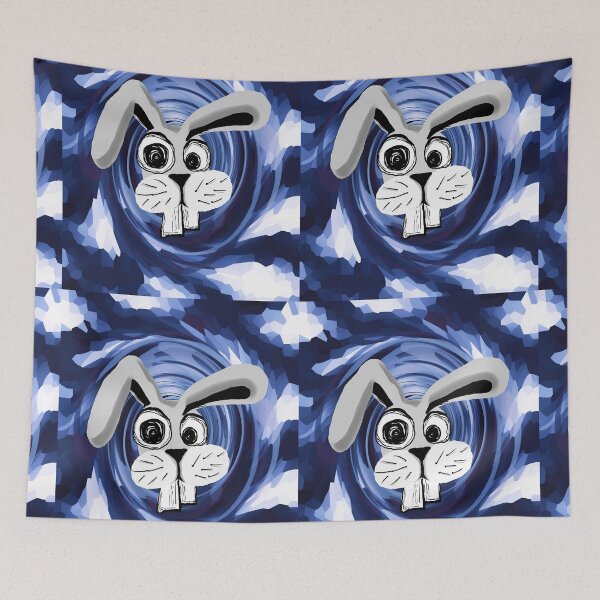 Item preview, Happy Freaking Easter ! - white rabbit designed and sold by zazuzanta.