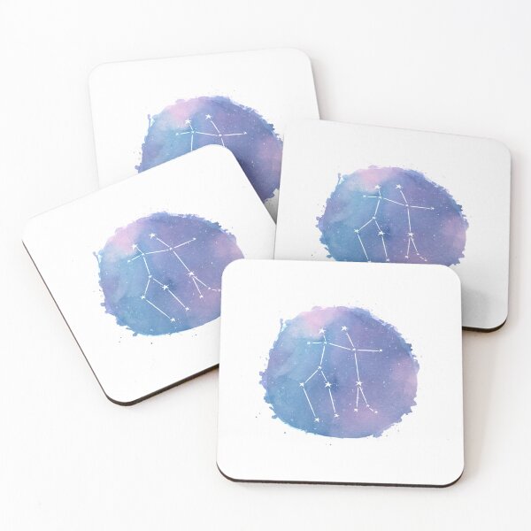 Item preview, Gemini constellation in pastel colors designed and sold by MoonSprites.