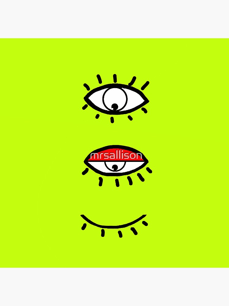 Sunky Blinking Eyes Sticker