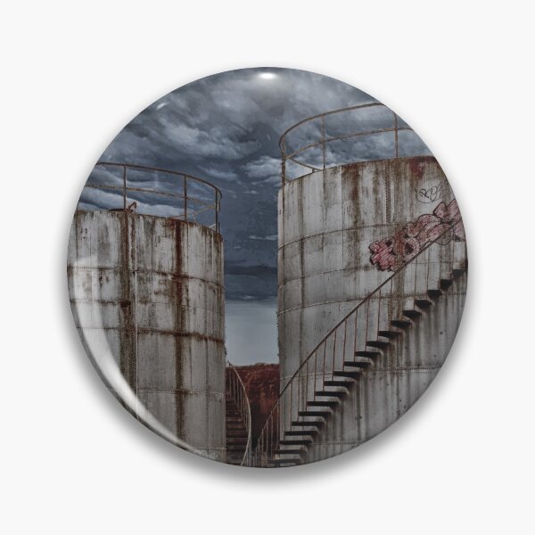 Item preview, Stairs Around Old Round Tanks designed and sold by dbvirago.
