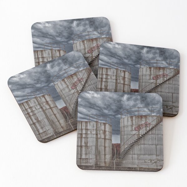 Item preview, Stairs Around Old Round Tanks designed and sold by dbvirago.