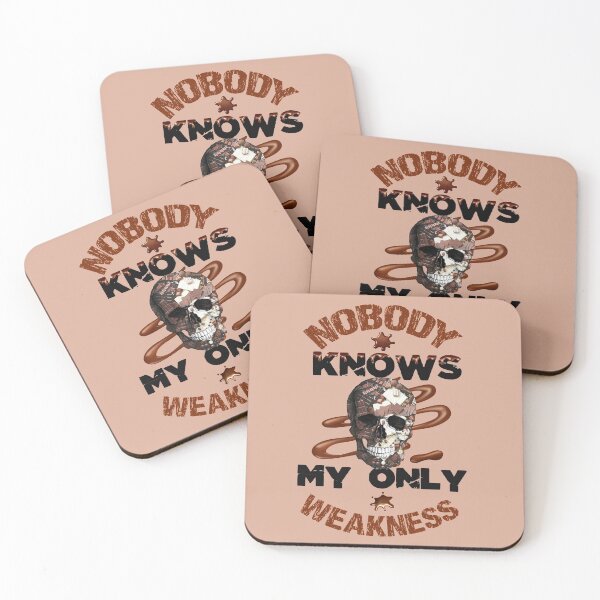 Item preview, Nobody knows my only weakness designed and sold by Gothic Fantasy.