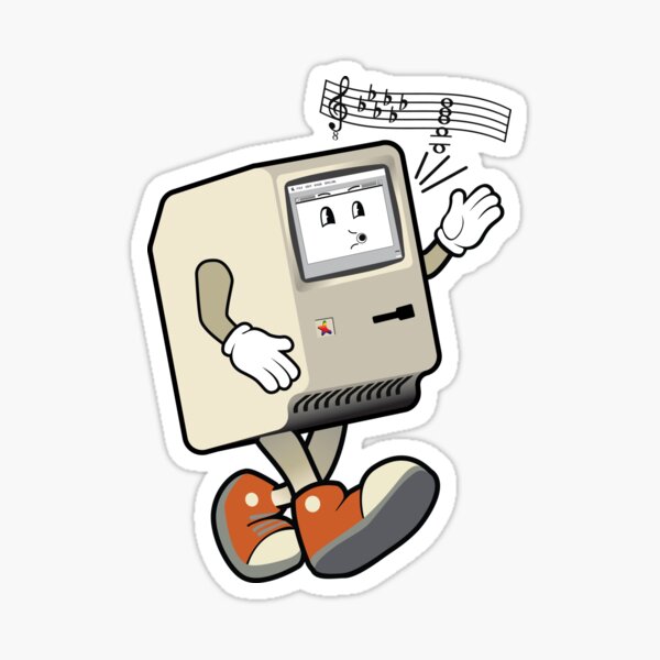 MacGuy Whistling A Boot Chime Sticker