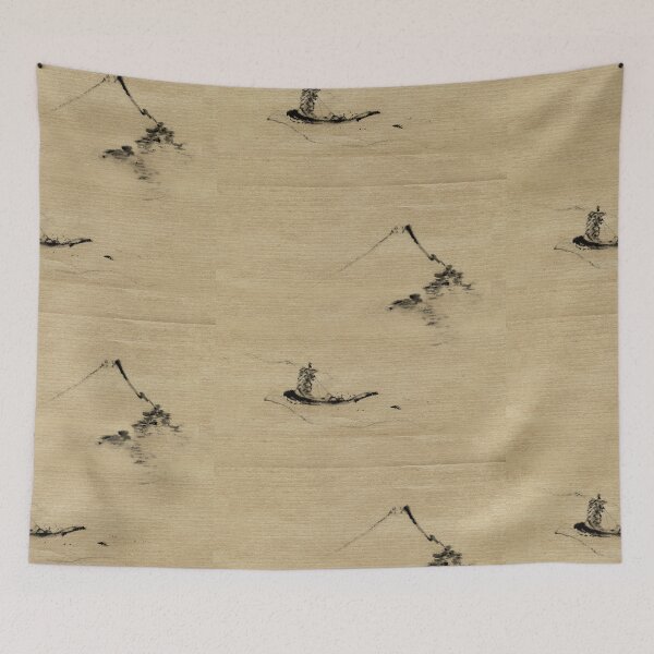 Item preview, Mount Fuji and the Boat 3 designed and sold by TheTimeMachine.