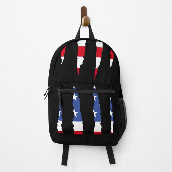 Item preview, Werewolf Wolf Cat Tiger Scratches US Flag American designed and sold by BEAST NYC.