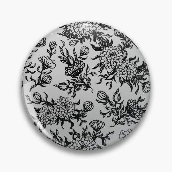 Item preview, Chrysanthemum Floral Pattern designed and sold by GildedMiddleWay.