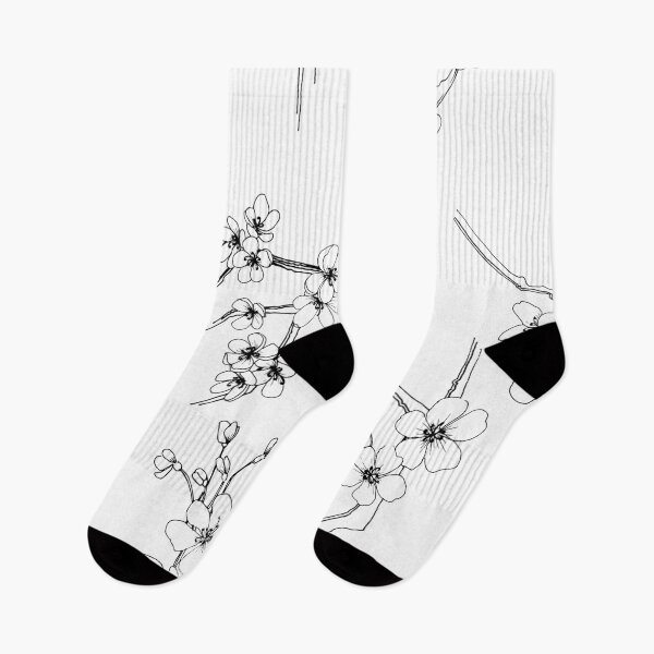 Item preview, Flower seamless pattern black linework. #3 designed and sold by Sabrinaski.