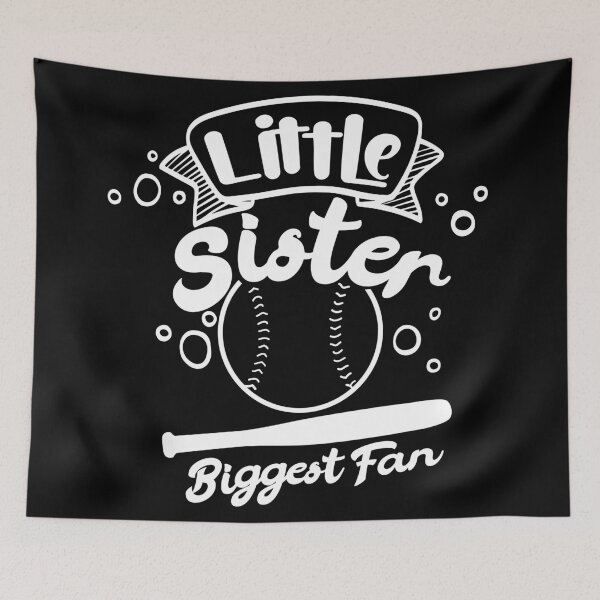 Item preview, Little Sister And Biggest Fan - Baseball designed and sold by Giacob.