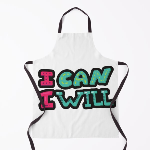 Item preview, I Can I Will, Motivational Inspirational quote Positive Vibes positivity Positive encouragement gift designed and sold by AwesomeUnique.