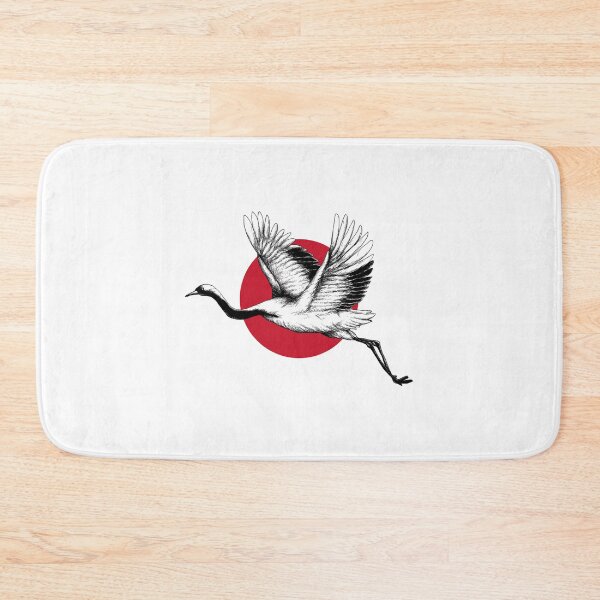 Item preview, The Japanese red-crowned crane designed and sold by TheTimeMachine.