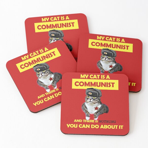 Item preview, My Cat Is A Communist, Nothing You Can Do About It- Soviet Cat designed and sold by J Bigglesworth.