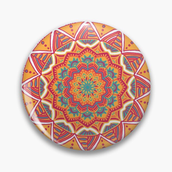 Artikelvorschau, Mehrfarbiges Mandala entworfen und verkauft von Artzy-stickers.