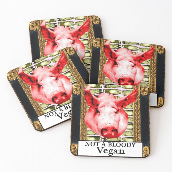 Item preview, NT A BLOODY VEGAN designed and sold by EasyBearDesigns.
