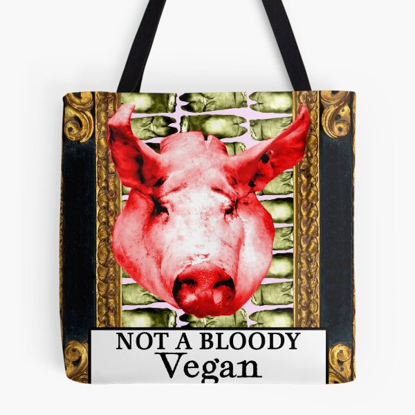Item preview, NT A BLOODY VEGAN designed and sold by EasyBearDesigns.