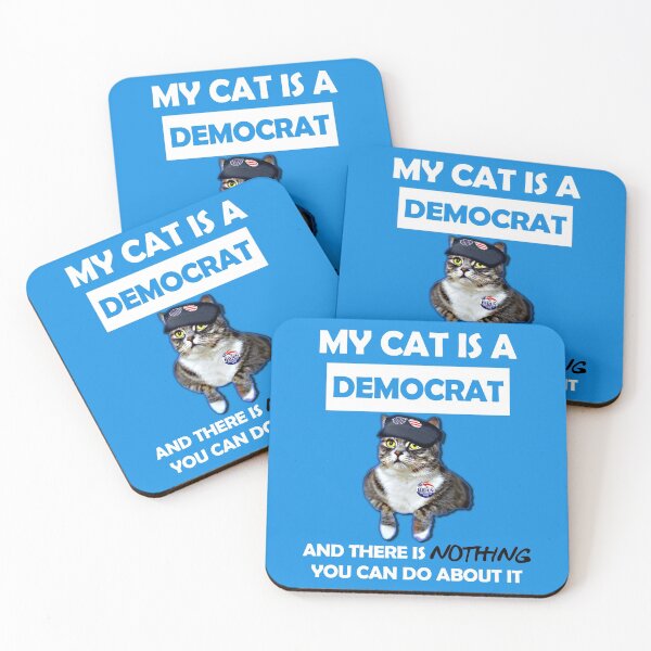 Item preview, My Cat Is A Democrat, Nothing You Can Do About It- Liberal Cat designed and sold by J Bigglesworth.