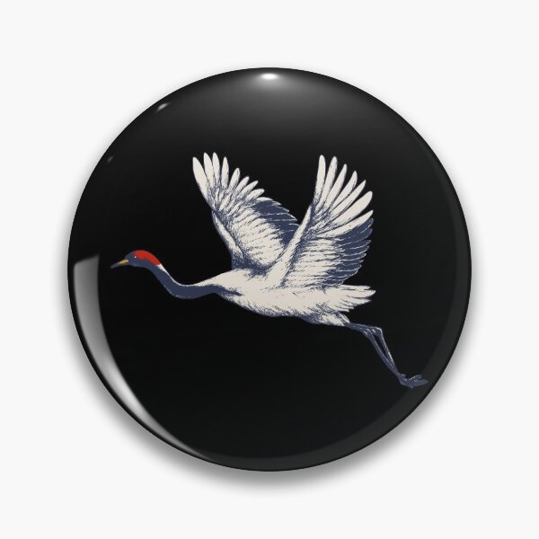 Item preview, Japanese red-crowned crane designed and sold by TheTimeMachine.