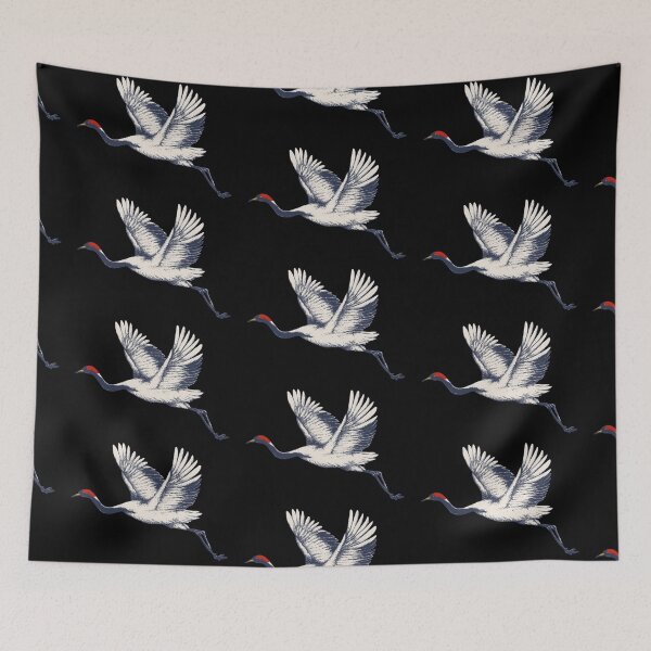 Item preview, Japanese red-crowned crane designed and sold by TheTimeMachine.