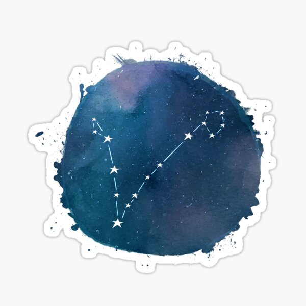 Pisces constellation Sticker