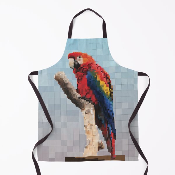 Item preview, Polly the parrot. Pixel art. designed and sold by Luckydragon17.