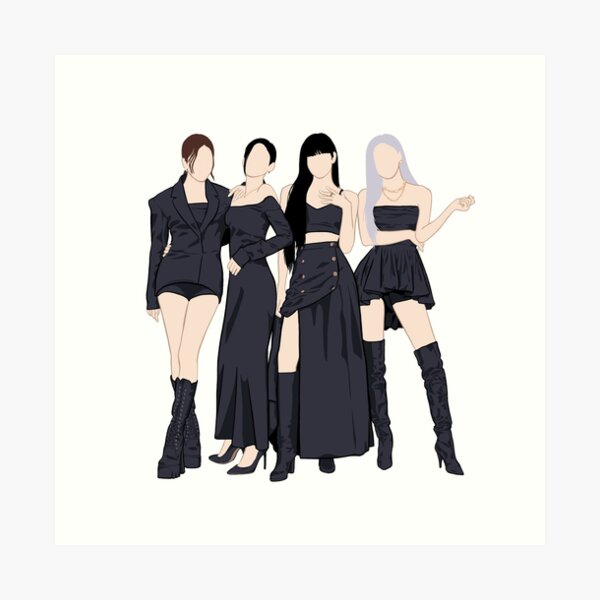 Blackpink Art Print By Nurfzr Redbubble Blackpink Art Print By Nurfzr Redbubble