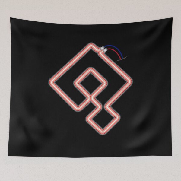 Item preview, aenigma Neon red geometric design designed and sold by achoprop.