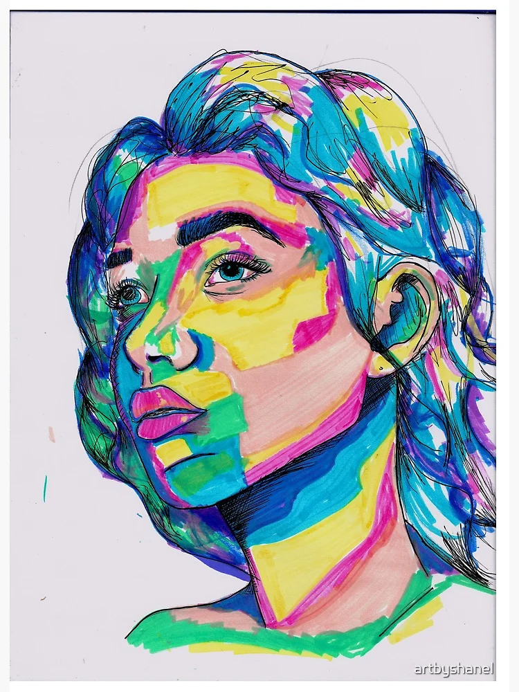 Highlighter Portrait