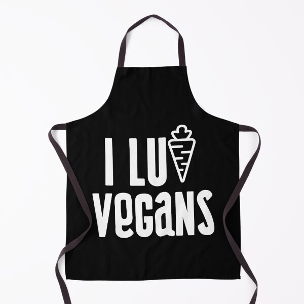 Artikelvorschau, Ich liebe Veganer Schürze - vegane Verwandte entworfen und verkauft von SuperiorPrints.