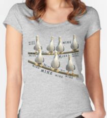 Mine! Seagulls from Finding Nemo Women's Fitted Scoop T-Shirt