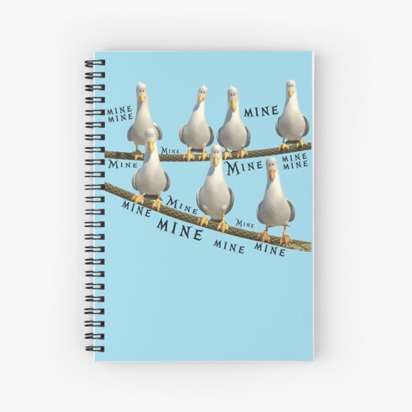 Mine! Seagulls from Finding Nemo Spiral Notebook