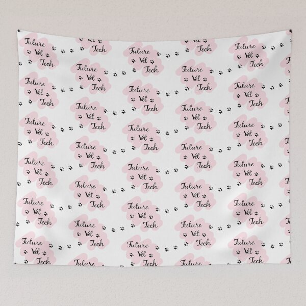 Item preview, Future Vet tech (pink with paws) designed and sold by Vet-Obsess.
