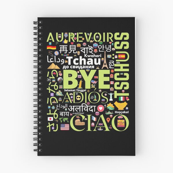 Item preview, Bye/Farewell word in different languages designed and sold by HappinessWorld.
