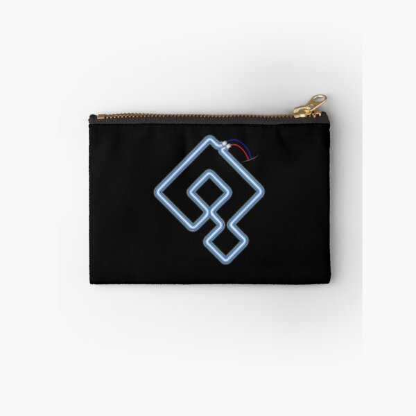 Item preview, aenigma Neon blue geometric design designed and sold by achoprop.