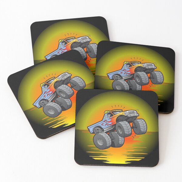 Item preview, Sunset monster truck  designed and sold by Md1982.