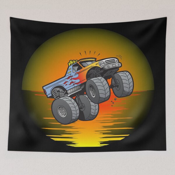 Item preview, Sunset monster truck  designed and sold by Md1982.