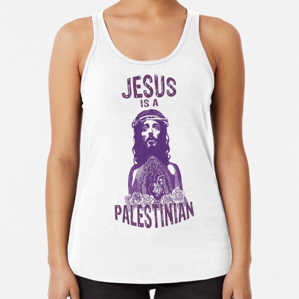 Jesus is a Palestinian Racerback Tank Top