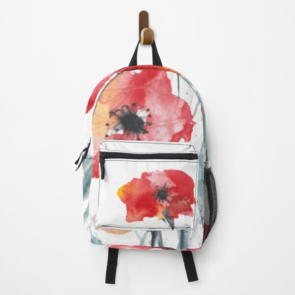 Artikelvorschau, Mohn Aquarell Malerei Tinte entworfen und verkauft von Karlena Lewin Studio.