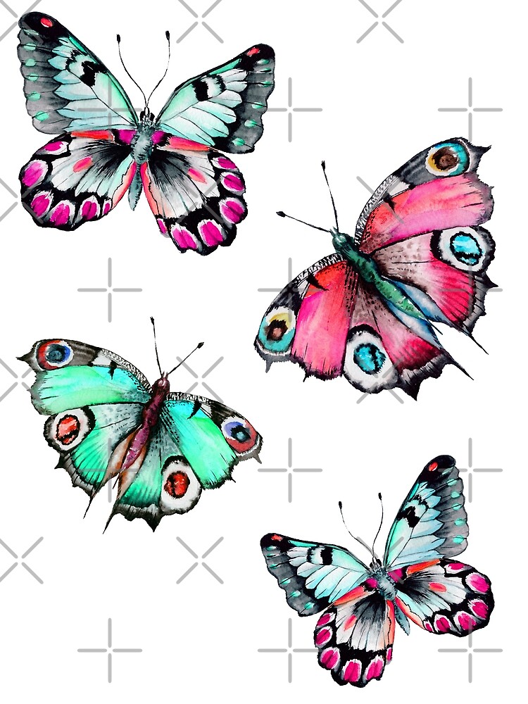 Clipart Illustration of a Pretty Black And White Flying Butterfly by dero  #39729