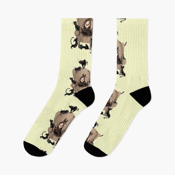 Item preview, Gatos sospechosos - espalda de gato y niña designed and sold by Jessi Review.