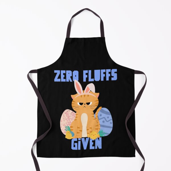 Item preview, Zero Fluffs Given - Easter Cat designed and sold by TKsTees.