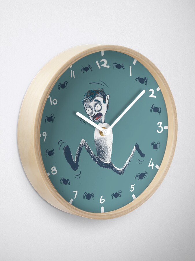 Alternate view of Spider panic Clock