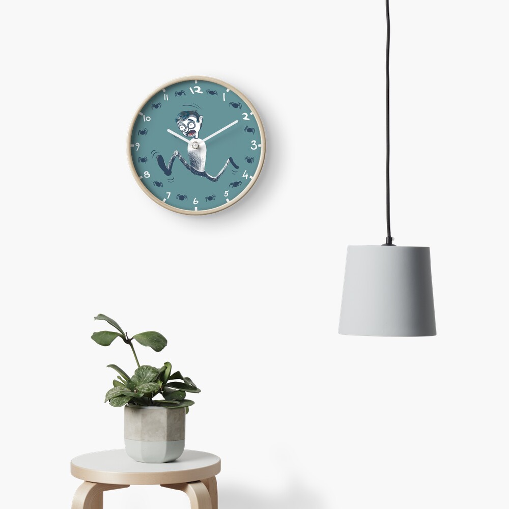 Spider panic Clock