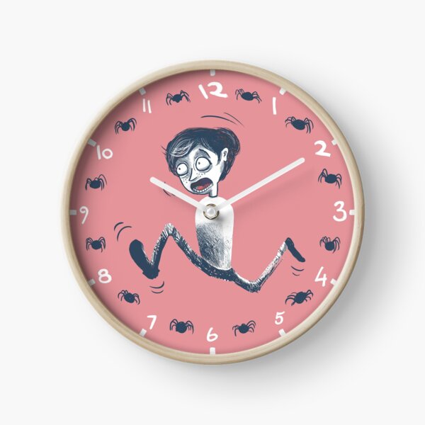 Spider panic Clock