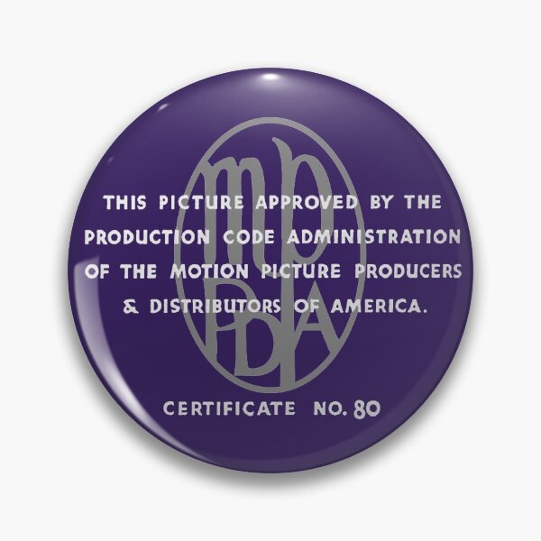 Item preview, Production Code Approval designed and sold by FilmVault.